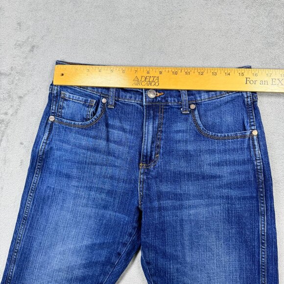 WRANGLER Retro Relaxed Boot Cut Jeans Mens Blue Denim Medium Wash Western Grunge - Picture 7 of 8